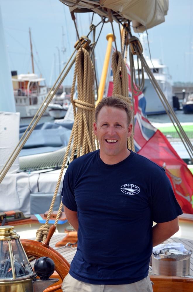Charlie Wroe of Falmouth, GBR will skipper the 140-foot-long, twin-masted schooner Mariette of 1915 - 2015 Transatlantic Race © Jan Harley / Media Pro